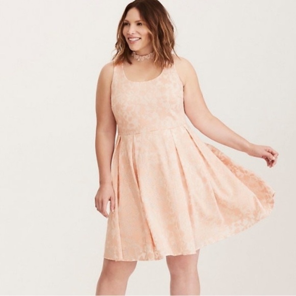 Torrid Floral Lace Sleeveless Dress; Size 26